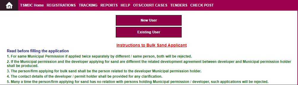 How to Order  Bulk Sand on TS Sand Booking Portal