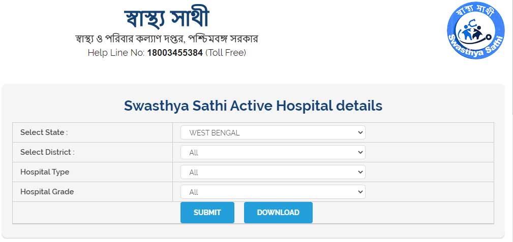 Swasthya Sathi hospital List