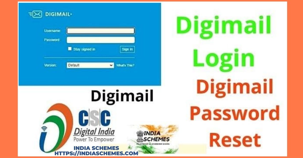 Digimail password reset