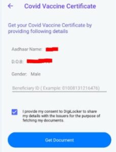 covid vaccination certificate download india