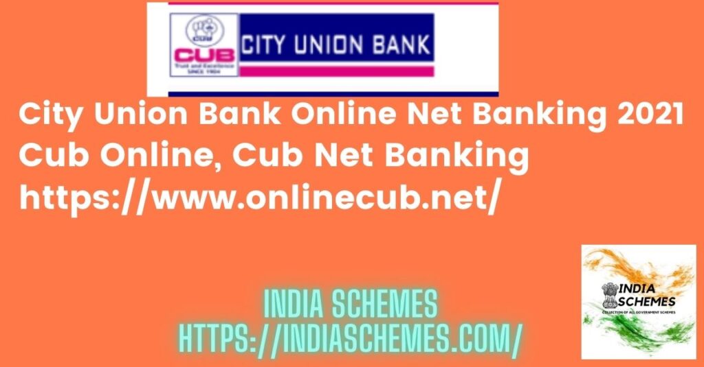 Cub Online - City Union Bank Online