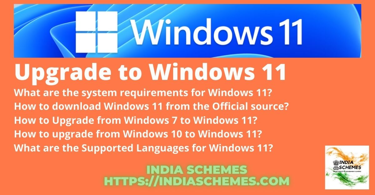  upgrade to Windows 11