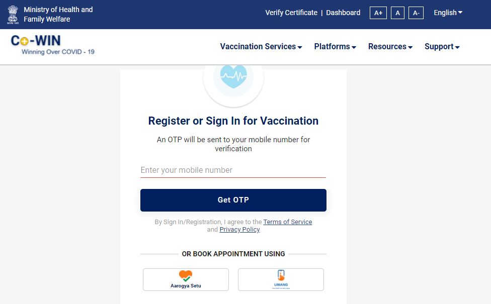 Covid 2nd Dose Vaccine Certificate