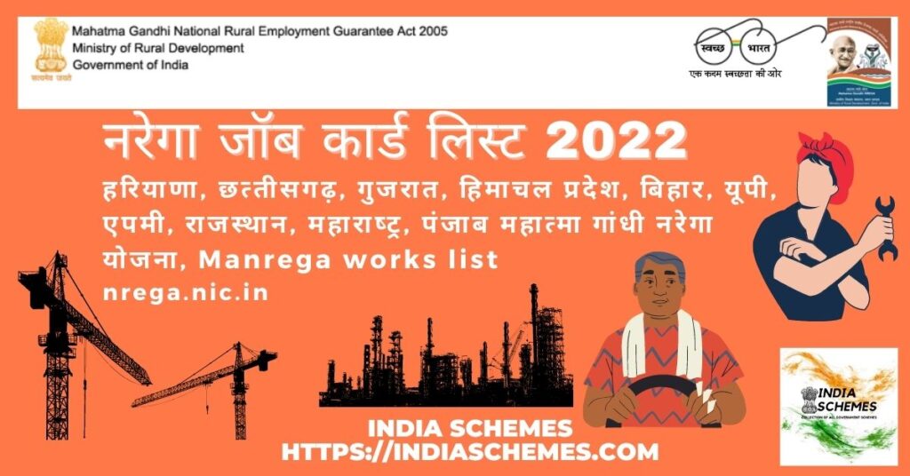 Mgnrega Job Card List India Schemes Sarkari Yojana