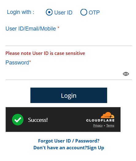 LIC login policy